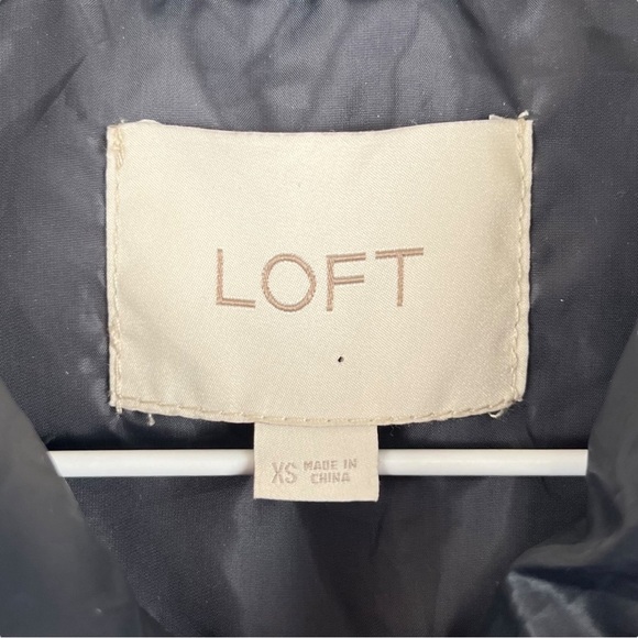 Loft Floral Women’s Puffer Vest Steel Grey Size XS - Picture 10 of 15